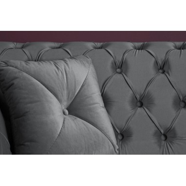 CHESTERFIELD PARIS II Sofa 230cm  szara  38218