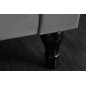 Invicta CHESTERFIELD PARIS Sofa srebrnoszary aksamit 225 x 80 x 95cm / 40148