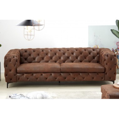 Sofa nowoczesna Modern Barock 240 cm antyczny brąz  / 40464