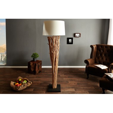 Lampa podłogowa wykonana z drewna driftowego Euphoria 175cm / 20697