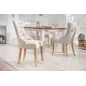 Invicta Krzesło CASTLE beżowe z uchwytem / 40467