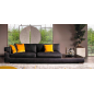 SOFA CROMO DIVANO  BLACK ZE STOLIKIEM / EXENCE 2020