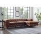 Invicta MODERN BAROCK Narożnik antyczny brąz mikrofibra prawostronny 275 x 72 x 160cm / 6540667