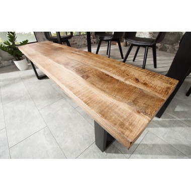 Ławka Iron Craft 170cm naturalne mango / 38666