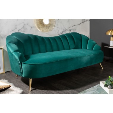 Sofa ARIELLE 220cm turkusowy aksamit / 40752