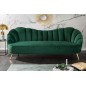 Invicta Sofa ARIELLE 220 cm aksamit butelkowa zieleń / 40749