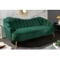 Invicta Sofa ARIELLE 220 cm aksamit butelkowa zieleń / 40749