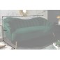 Invicta Sofa ARIELLE 220 cm aksamit butelkowa zieleń / 40749