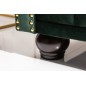 Invicta CHESTERFIELD Sofa 3 osobowa zielony aksamit 205 x 73 x 87cm / 40483