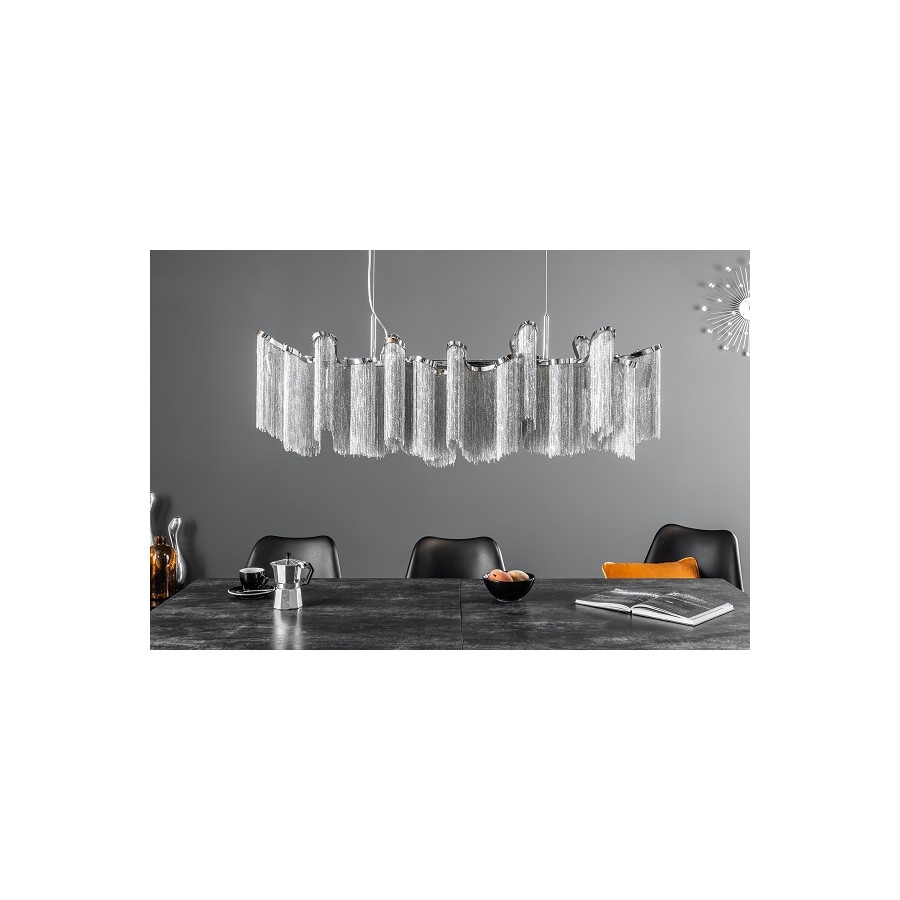 Invicta Lampa wisząca Elegance 118cm srebrna / 39107