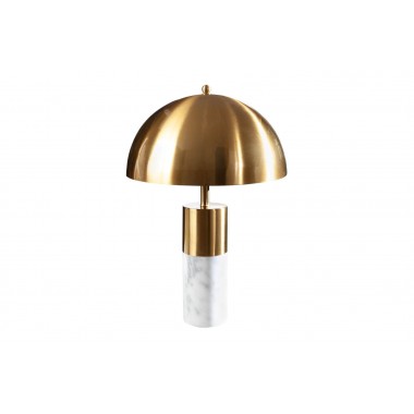 Lampa stołowa Burlesque złoty marmur biały / 40778