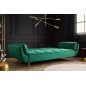 Invicta Sofa rozkładana Boutique szmaragdowo-zielony aksamit / 40566