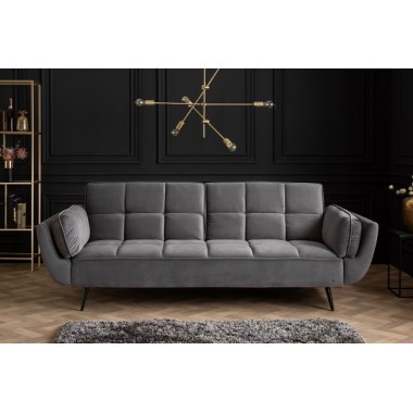 Sofa rozkładana Boutique szmaragdowo-zielony aksamit / 40566