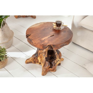 Stolik korzeń 40 cm teak / 37139