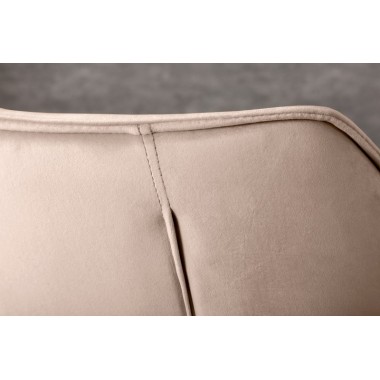 Krzesło  DUTCH Comfort aksamitny beige /  38596