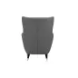 Invicta Fotel uszak DON antracytowy 90cm / 40983 Invicta Fotel uszak DON antracytowy 90cm / 40983