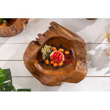 Misa z drewna korzeniowego NATURE ROOT naturalny teak 50 cm / 11626