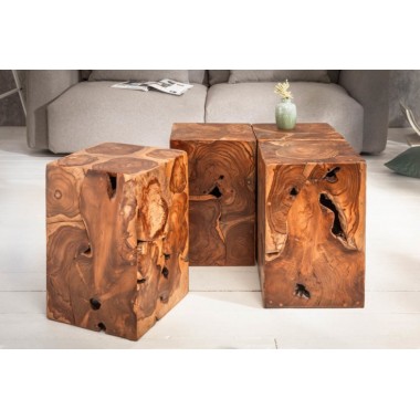 Stolik kawowy Square 30cm teak / 39225