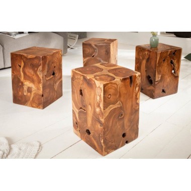 Stolik kawowy Square 30cm teak / 39225