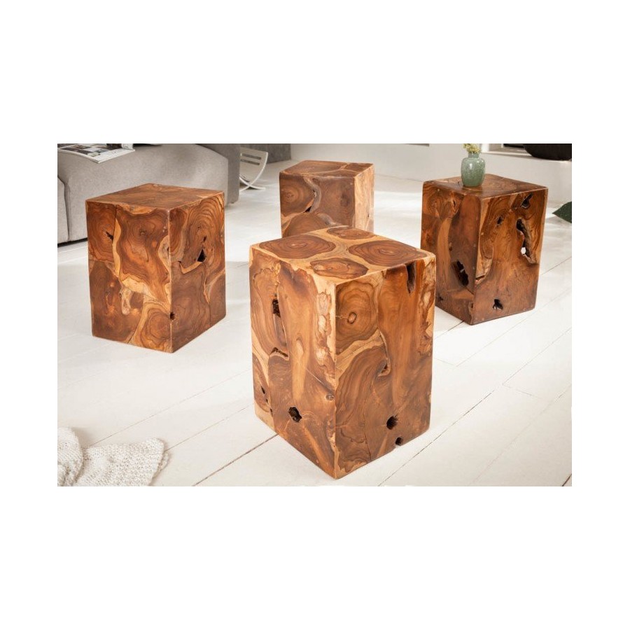 Invicta Stolik kawowy Square teak 30cm / 39225