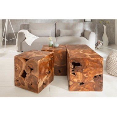 Stolik kawowy Square 40cm teak / 39226