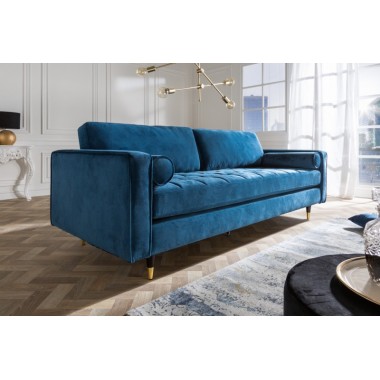 Elegancka Sofa COZY VELVET 225 cm aqua velvet / 39844