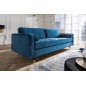 Invicta Sofa COZY VELVET aqua velvet 220cm / 39844