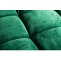 Invicta Sofa COZY VELVET szmaragdowo zielony aksamit 220cm / 39845