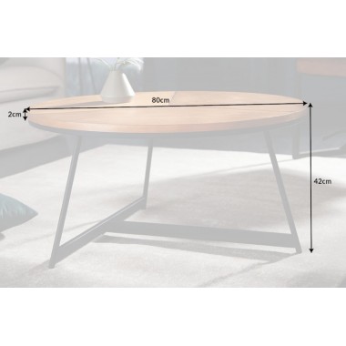 Stolik kawowy Dąb Elegance 80 cm dąb / 41205