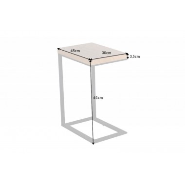 Stolik na laptopa Loft 45cm dąb / 41210