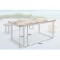 Invicta Stół ogrodowy Tampa Lounge Polywood naturalny 180cm / 40933