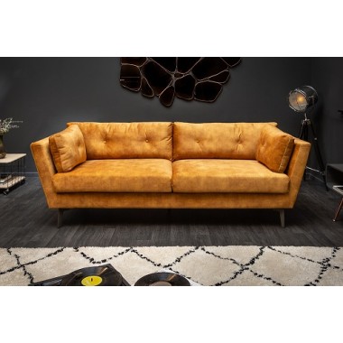 Sofa Wonder 220 cm Musztardowy Żółty / 40325