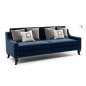 Włoska sofa tapicerowana 2 osobowa OSKAR 183cm / GV