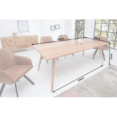 Invicta MYSTIC LIVING Stół do jadalni akacja 200cm / 38419