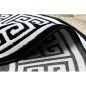Dywan Versace meander czarny kość słoniowa Ø 150cm Dywan Versace meander czarny kość słoniowa Ø 150cm