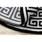 Dywan Versace meander czarny kość słoniowa Ø 150cm Dywan Versace meander czarny kość słoniowa Ø 150cm