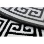 Dywan Versace meander czarny kość słoniowa Ø 150cm Dywan Versace meander czarny kość słoniowa Ø 150cm
