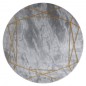 Dywan Geometric diamond szary złoto Ø 160cm Dywan Geometric diamond szary złoto Ø 160cm