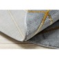 Dywan Geometric diamond szary złoto Ø 160cm Dywan Geometric diamond szary złoto Ø 160cm