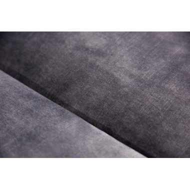 Invicta MODERN BAROCK Sofa 3 osobowa ciemnoszary aksamit 235 x 72 x 95cm / 41134