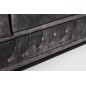 Sofa Chesterfield 3 osobowa szara aksamit / 41215