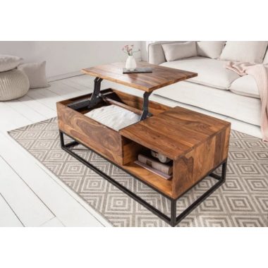 Stolik kawowy Makassar Function 110cm Sheesham naturalny / 40299