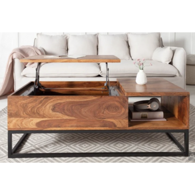 Stolik kawowy Makassar Function 110cm Sheesham naturalny / 40299