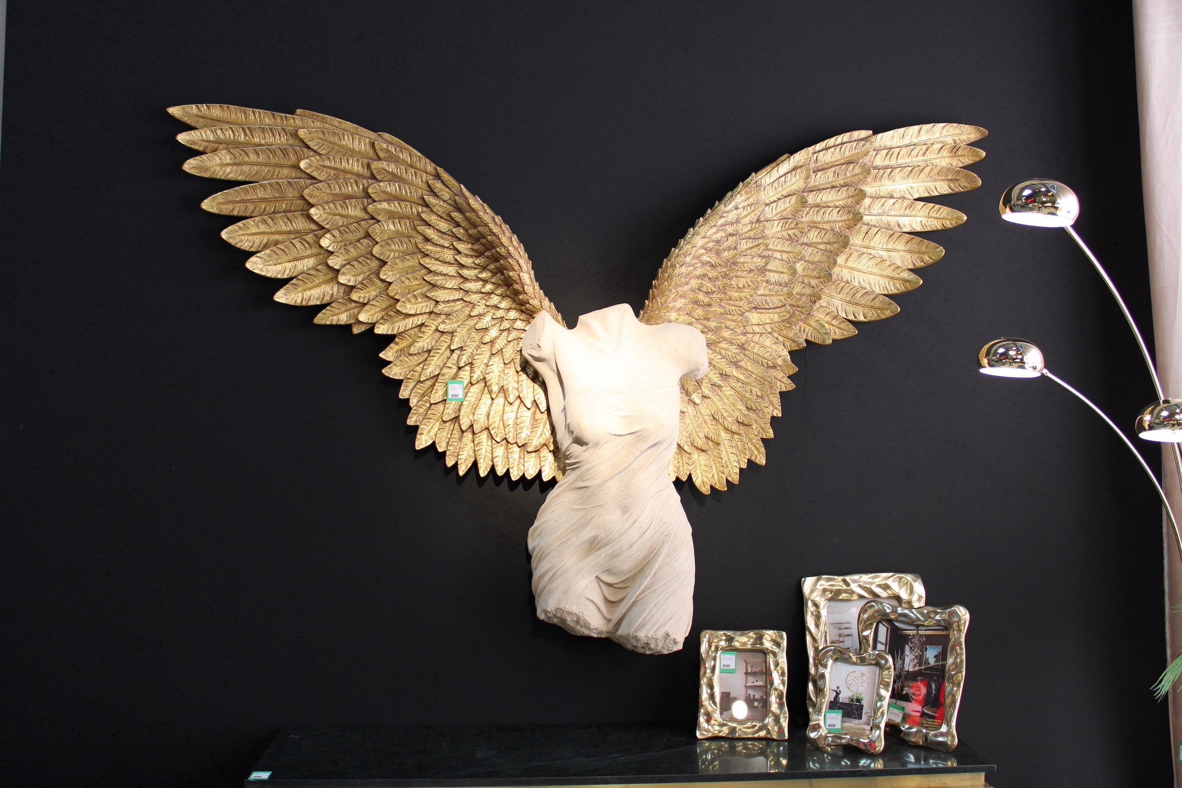 MTB Ange Gardien Décoratif 'Guardian Angel' - Figurine Résine Hauteur 8 Cm