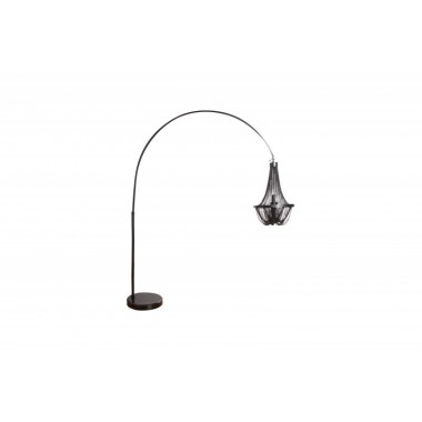 Lampa podłogowa Royal 189-204cm czarna / 40688