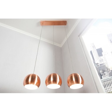 Lampa wisząca Copper Ball 3 z regulacją wysokości / 22975