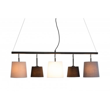 Lampa wisząca Levels czarny szary biały 100cm / 37741