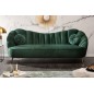 Invicta Sofa ARIELLE 220 cm aksamit butelkowa zieleń / 40749