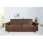 Invicta Sofa rozkładana MAISON BELLE AFFAIRE antyczny brąz mikrofibra 220cm / 40082 Invicta Sofa rozkładana MAISON BELLE AFFAIRE antyczny brąz mikrofibra 220cm / 40082
