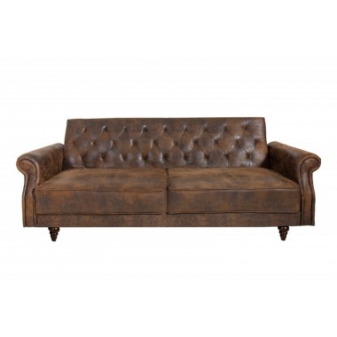 Sofa rozkładana MAISON BELLE II 220cm antyczny brąz / 40082